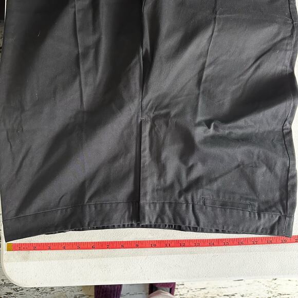 J. Jill Essential Cotton Stretch Black Pants Trousers Cropped Size 16 - Picture 8 of 10